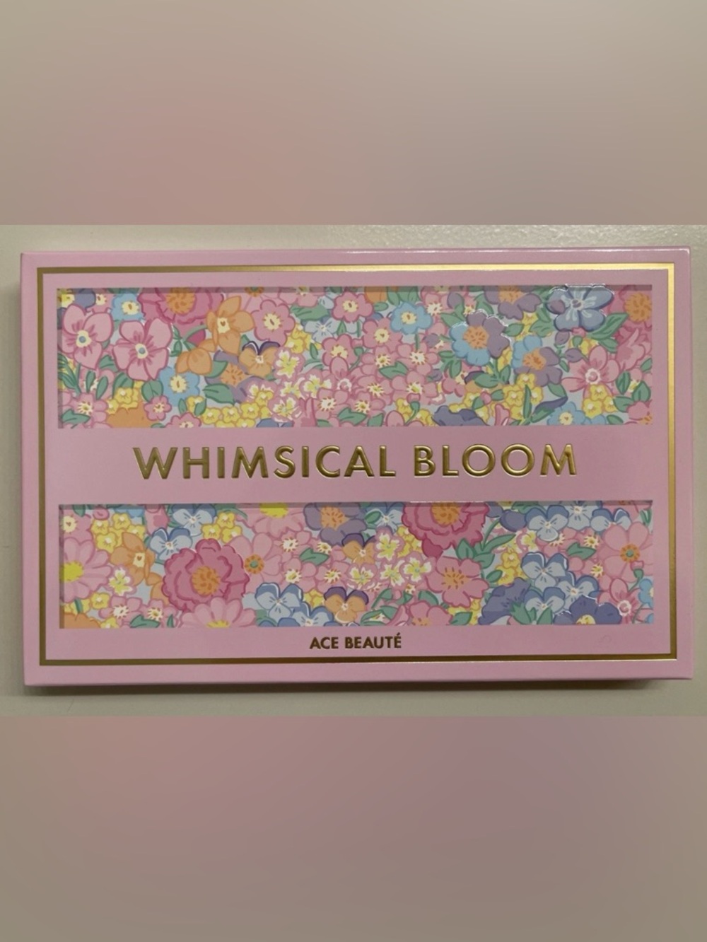 Ace Beaute Whimsical Bloom Eyeshadow Palette - Pink Floral Pastels